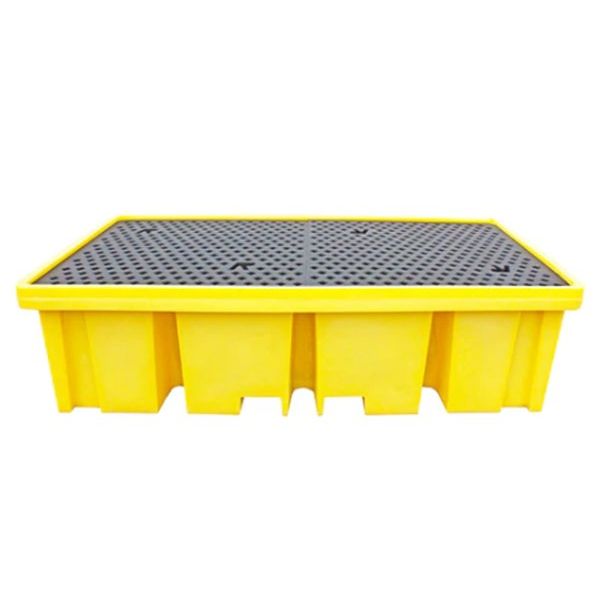 Double IBC Spill Pallet with Fourway Access - side view