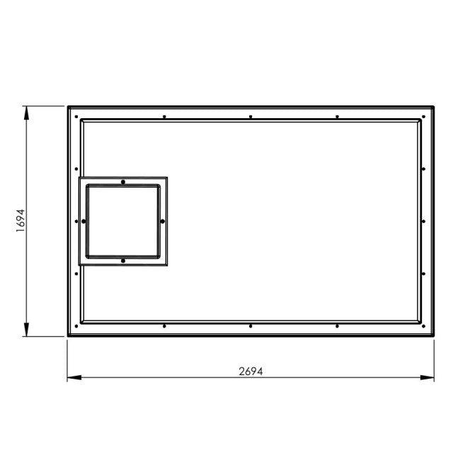 5625 Litre GRP Water Tank - Two Piece Insulated