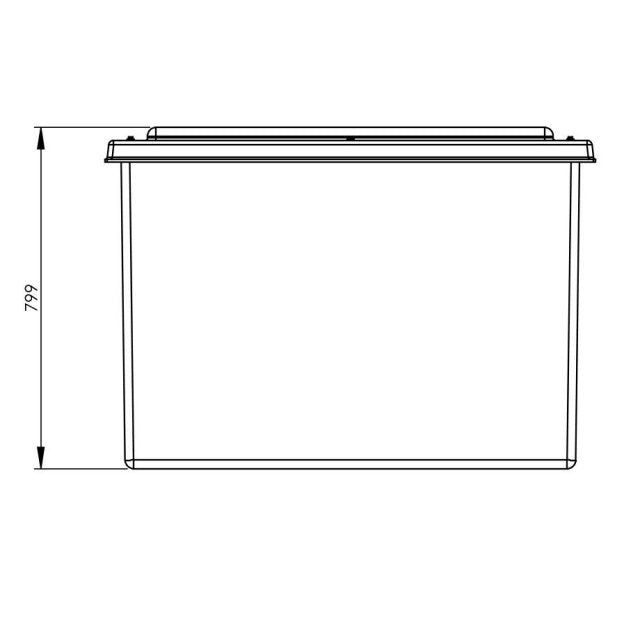 570 Litre GRP Water Tank, Insulated