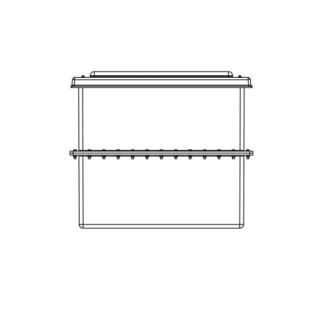 570 Litres GRP Water Tank - Two Piece Insulated