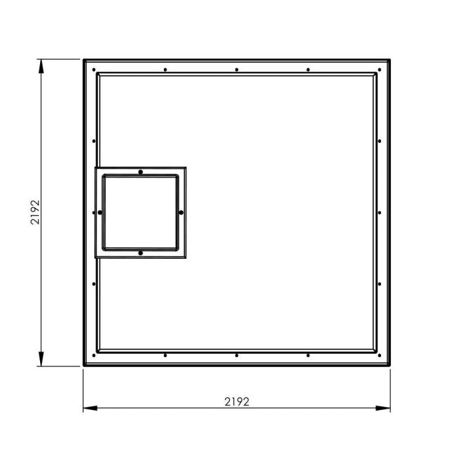 6001 Litre GRP Water Tank - Two Piece Insulated