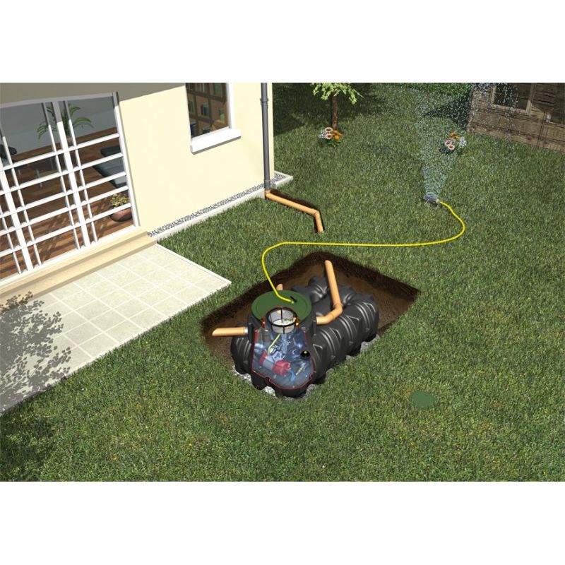 Platin Garden Comfort Complete Package 3000L in situ