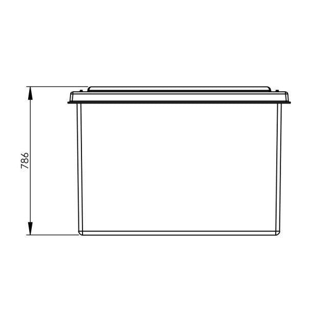 751 Litre GRP Water Tank, Insulated