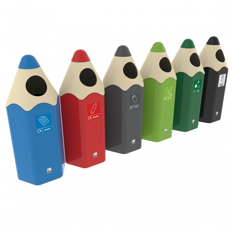 Pencil Litter Bin - 70L
