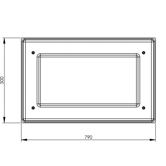 90 Litre GRP Water Tank - Two Piece Insulated
