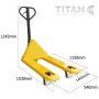 2500kg Pallet Truck with Covered Handles