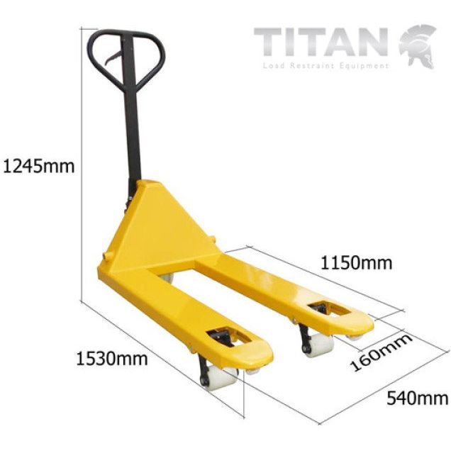 2500kg Pallet Truck with Covered Handles