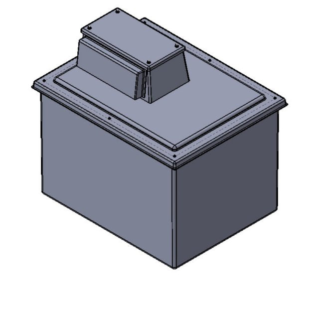 909 Litre Type AB Air Gap GRP Break Tank, Insulated, Cat 5