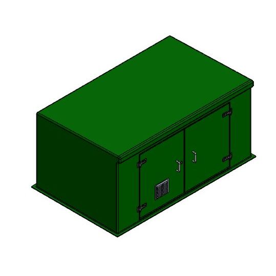 GRP Booster Set Enclosure - PWH2.5x1.5x1