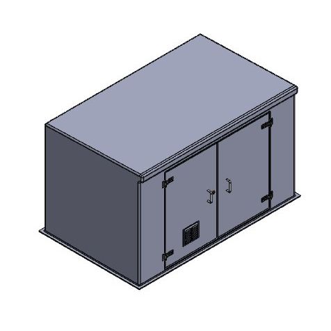 GRP Booster Set Enclosure PWH-2.5x1.5x1.5