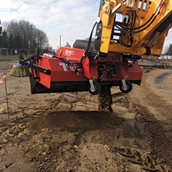 Quick Hitch Hydraulic Sweeper/Collector Attachment