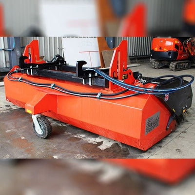 Quick Hitch Hydraulic Sweeper/Collector Attachment
