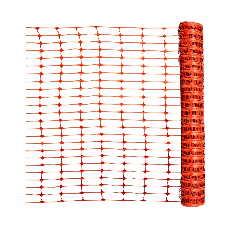 Hotline 50m Plastic Fencing Mesh Roll Orange