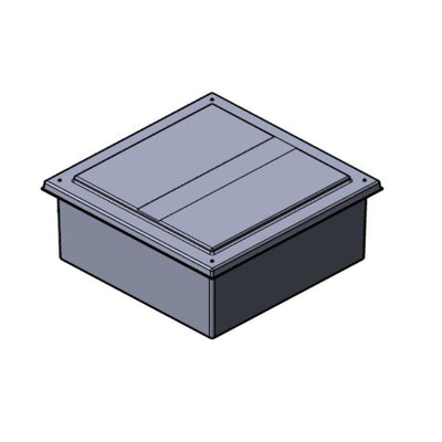 500 litre divided grp tank