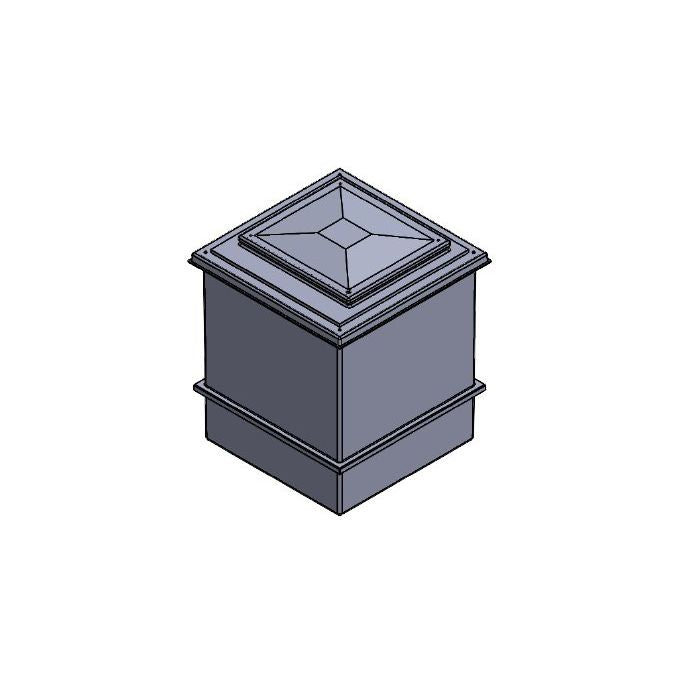 1220 litre divided grp tank