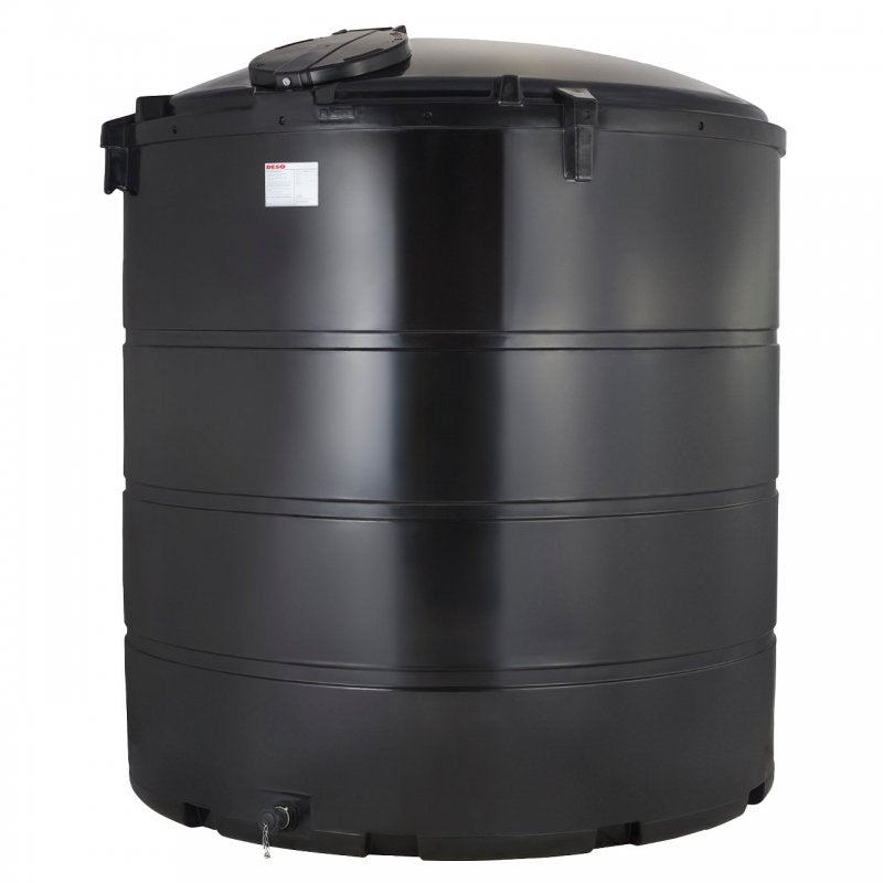 2000 Litre Round Water Tank, Non Potable