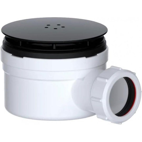 PlumbEZ 90mm Universal Outlet Shower Trap with Removable Hair Trap