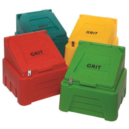 200 Litre Plastic Salt Bin, Yellow