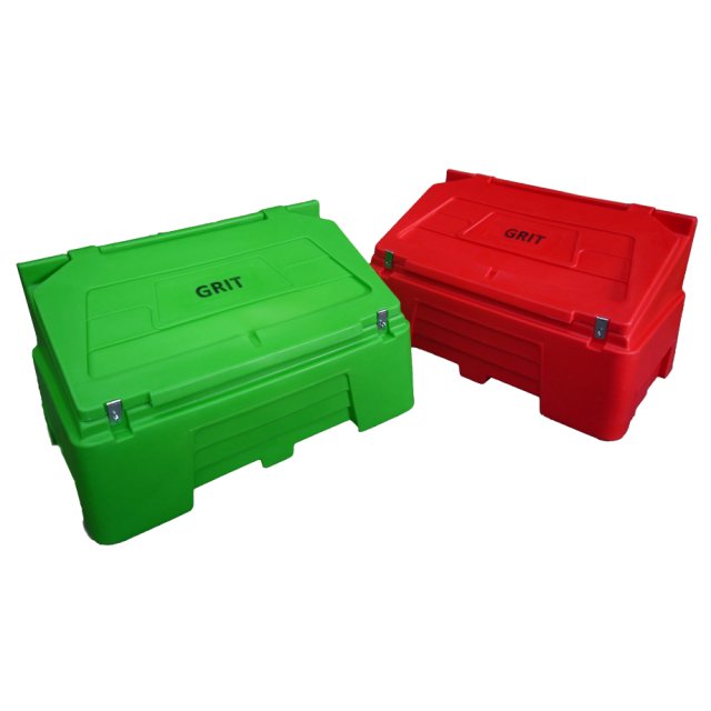 400 Litre Plastic Grit Bin, Yellow