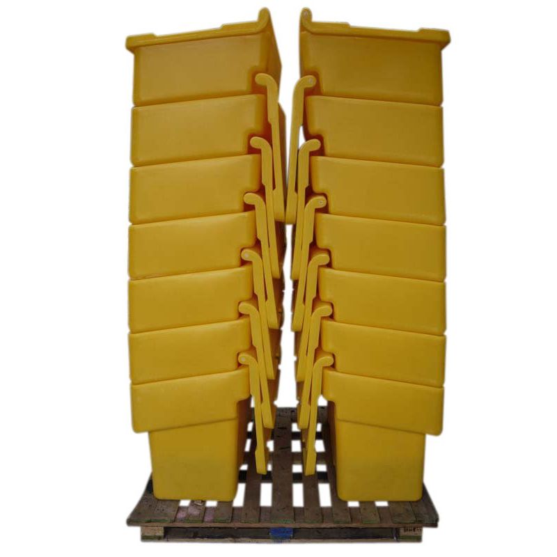 200 Litre Plastic Grit Bin, Yellow