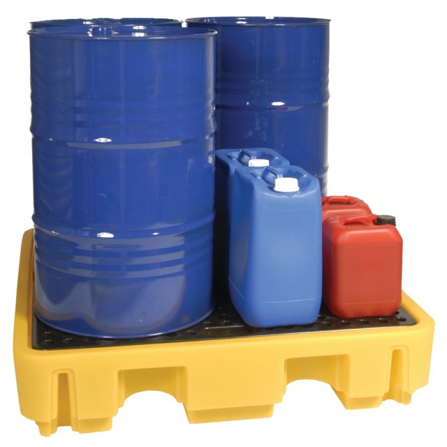 4 Drum Stackable Spill Pallets