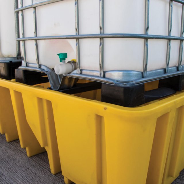 Platformless Double IBC Spill Pallet
