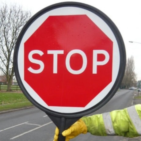 Stop and Go Traffic Control Sign