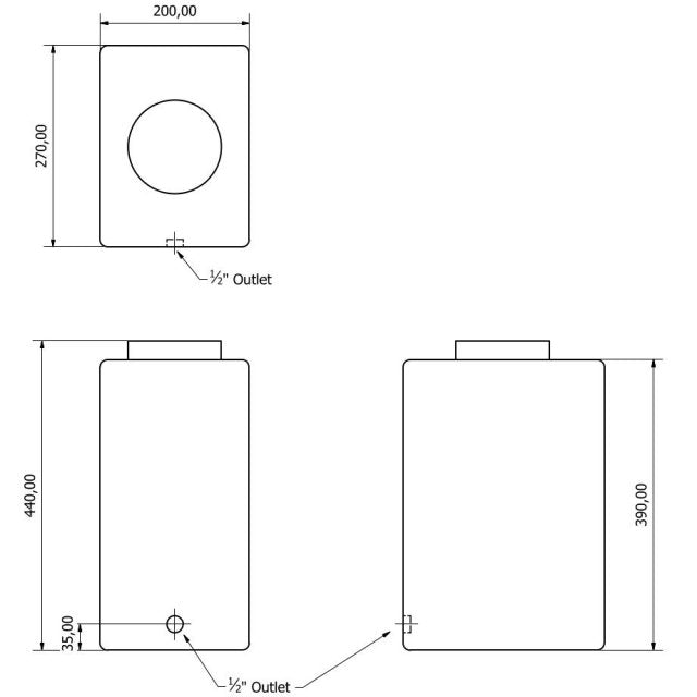 20 Litre Water Tank