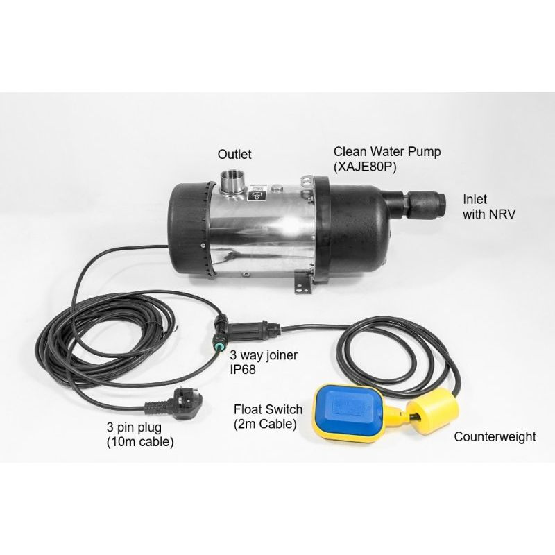 X-AJE 80B Water Pump Components