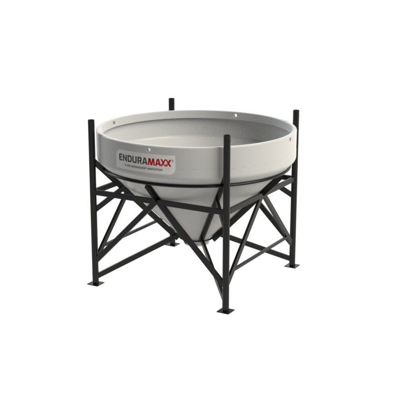 Enduramaxx 1500 Litre Cone Tank Open Top with 45Â° base
