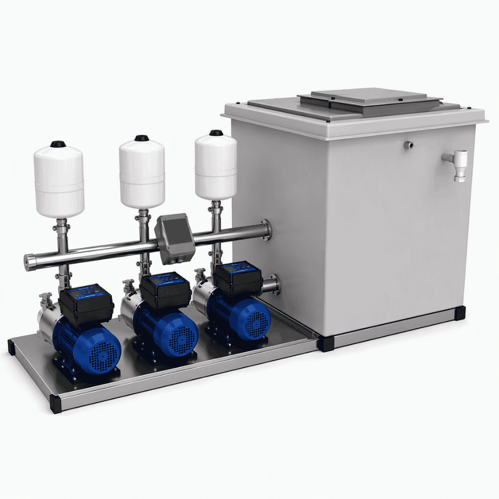 AquaForce 1000 Litre CAT5 Booster Package