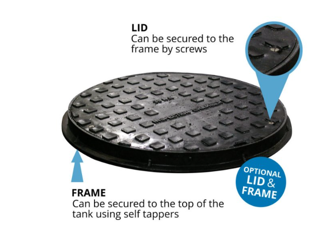 Underground water tank lid