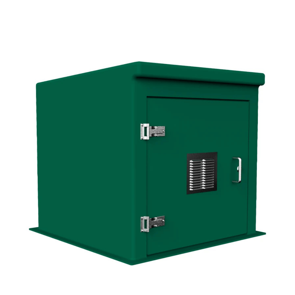 GRP Booster Set Enclosure PWH-1x1x1 Green