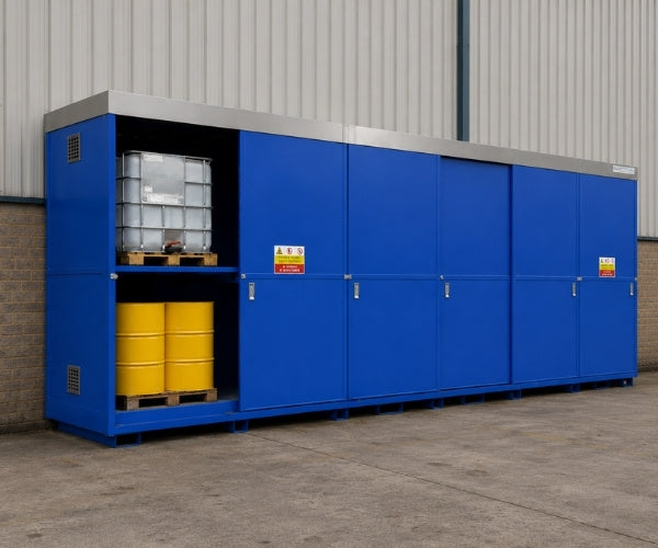 Large Outdoor IBC Drum Storage