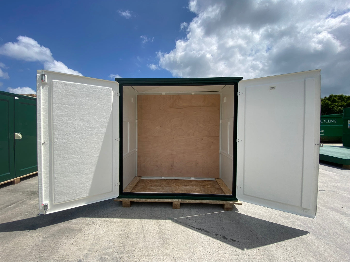 GRP KD-10 Roadside Double Door Cabinet  Doors open