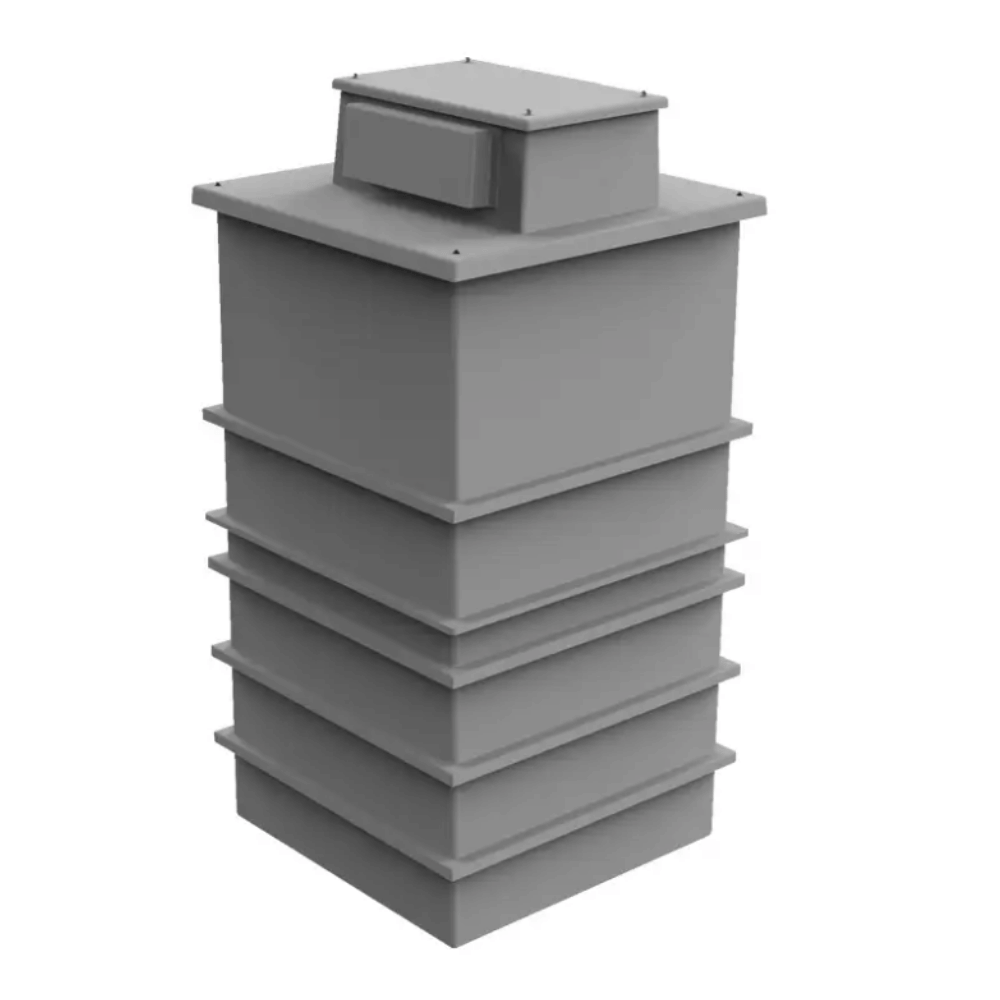PW2001-1-AB Grey AB air gap fire water tank, Insulated CAT5