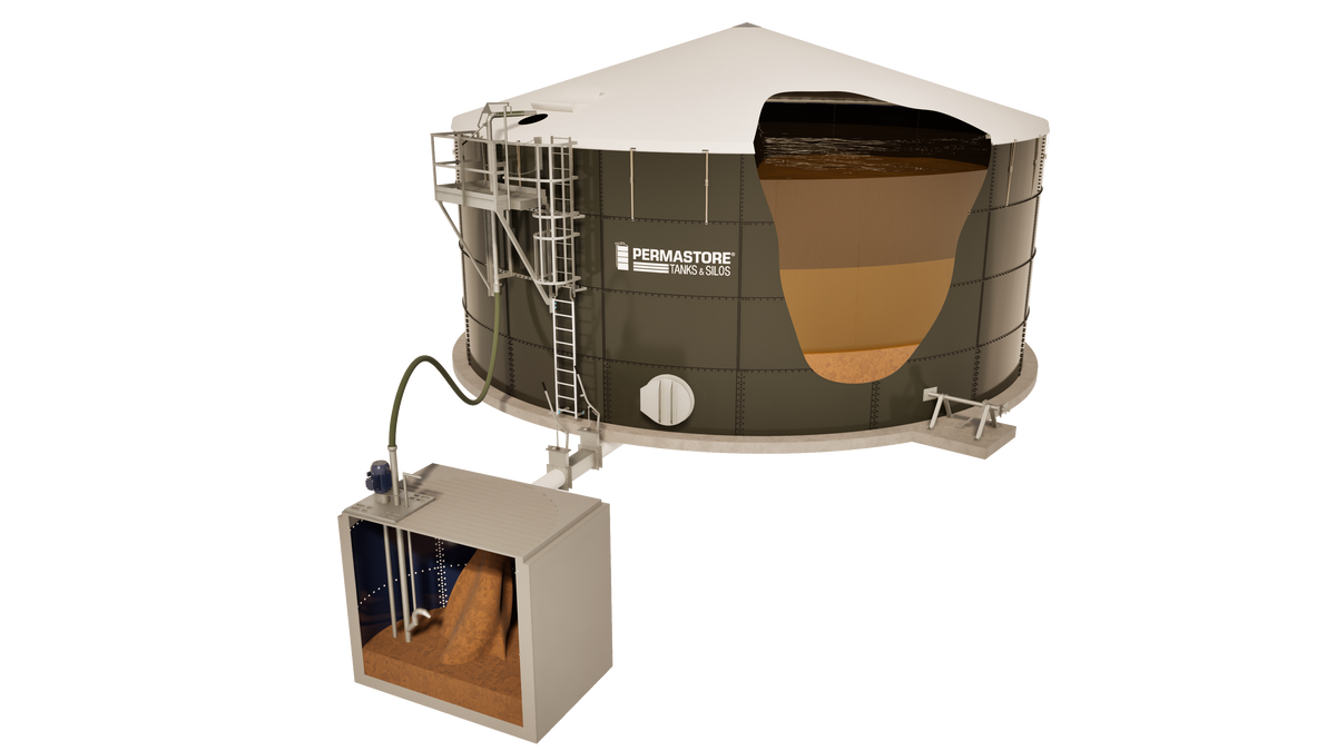 Permastore Slurry Tank  - 348 m³ to 50,000 m³