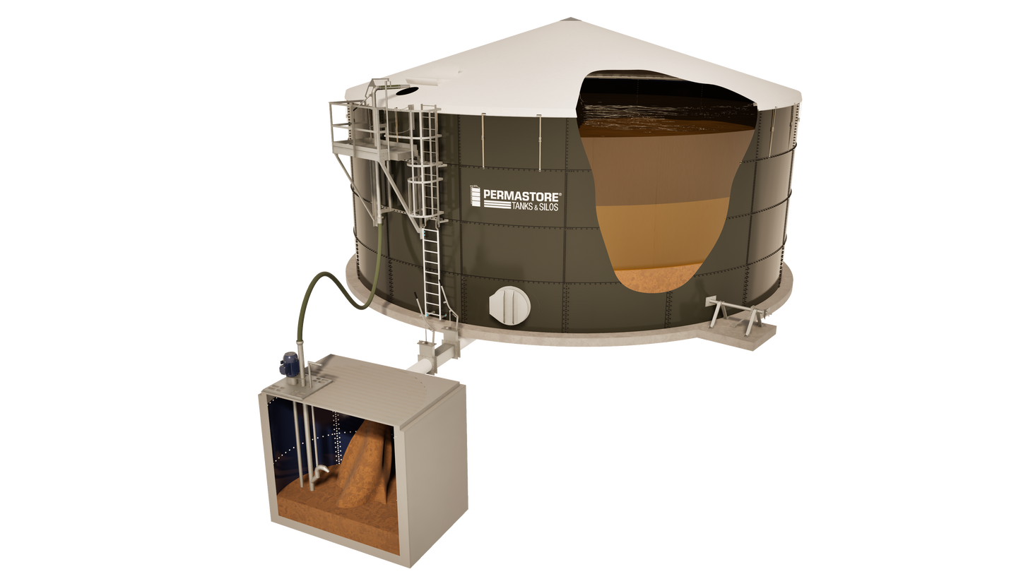 Permastore Slurry Tank  - 348 m³ to 50,000 m³