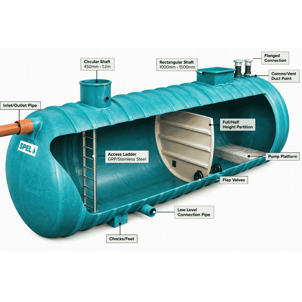 80,000 Litre Underground Water Tank