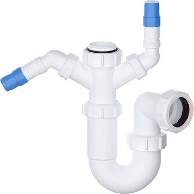 40mm Telescopic Adjustable Twin Nozzle Swivel Appliance Trap