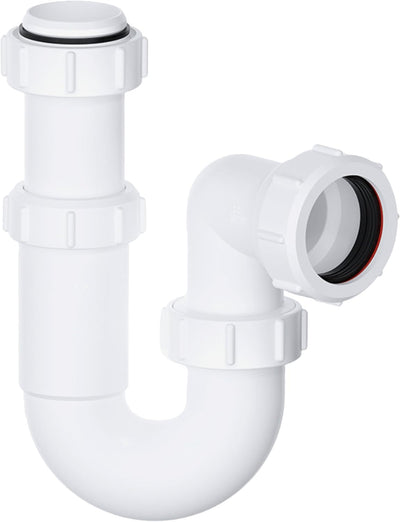 40mm Adjustable Swivel P Trap with Anti-Slip Ring