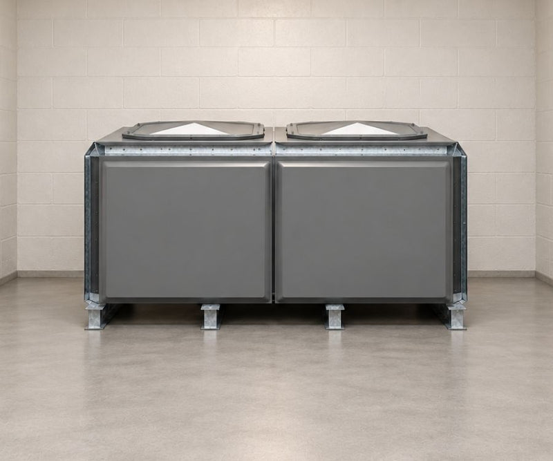GRP Sectional Divided TIF AB Airgap Tanks