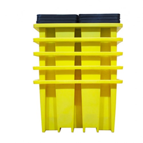 Color Coated Blue,Yellow Sectional Panel Racks, Storage Capacity: 500kg