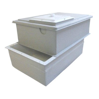 Two Piece insulated GRP break Tank