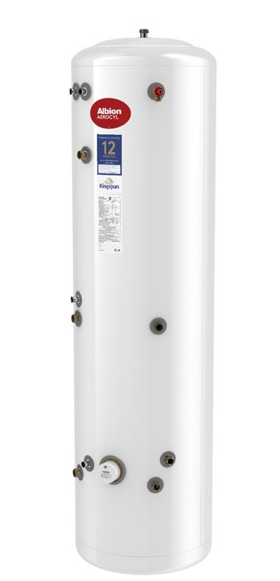 Aerocyl 300L Heat Pump & Solar Hot Water Cylinder - Tanks Direct