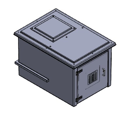 750 Litre GRP Pump Enclosure with AG Air Gap CUCOMP.1500-750