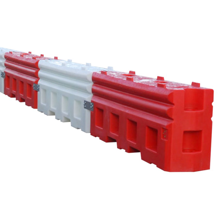 Maximum Safety Crash Barrier, 2 Metre - Red - Tanks Direct