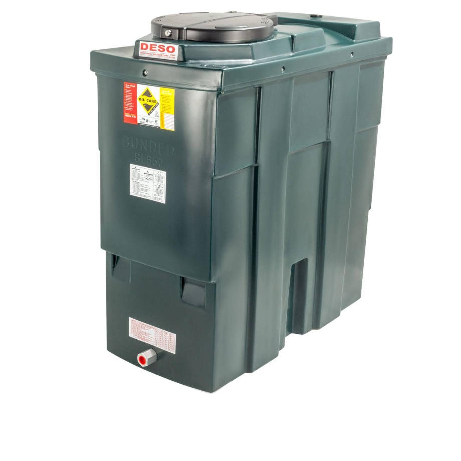 Deso 650 Litre Slimline Bunded Oil Tank Tanks Direct