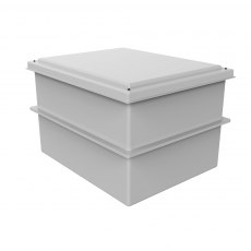 712 Litre GRP Water Tank, Insulated -Two Piece Insulated 712 Litre GRP Water Tank, Insulated -Two Piece Insulated