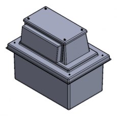 160 Litre Type AB Air Gap GRP Fire Water Tank, Insulated